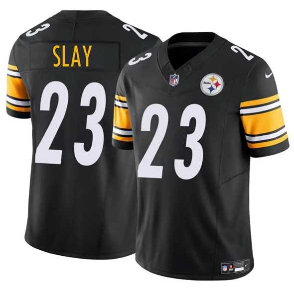 Men & Women & Youth Pittsburgh Steelers #23 Darius Slay Jr. Black 2025 F.U.S.E. Vapor Untouchable Limited Stitched Jersey